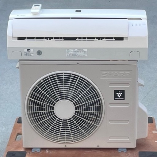 取付け可 ! ! ◇シャープ エアコン 6畳用 2018年製 内部洗浄 プラズマクラスター 単相100V AY-G22DG　洗浄済み ! !