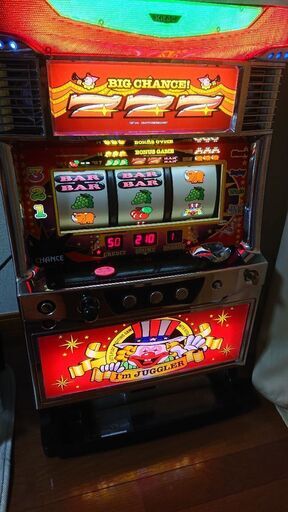 ☆パチスロ実機☆アイムジャグラーEX-C☆コイン不要機☆ボリューム調整☆ドアキー☆設定キー☆