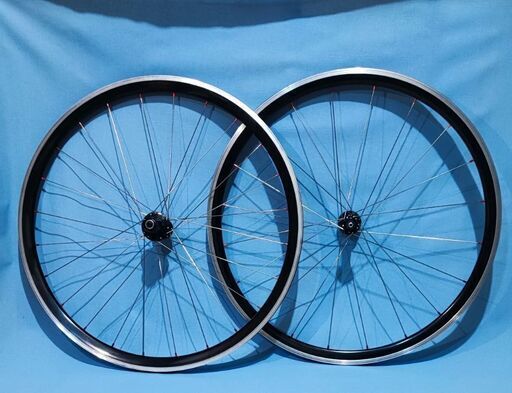 【美品】TNIリム\u0026ハブ 軽量手組ホイール(リムハイト31mm)　700C