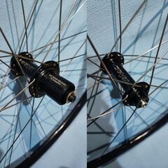 【美品】TNIリム&ハブ 軽量手組ホイール(リムハイト31mm)　700C