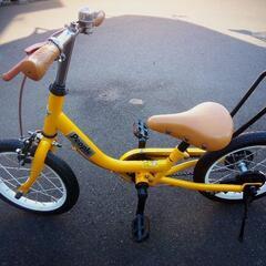 People 14インチ　イエロー　子供自転車　キレイ♪
