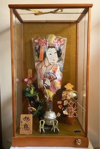 羽子板ガラスケース入り
