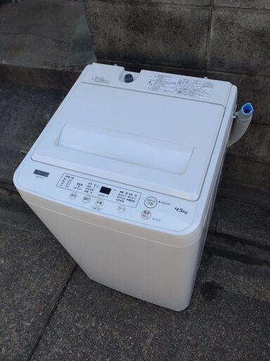 ヤマダ電機　洗濯機　YWM-T45H1　2022年製　中古品