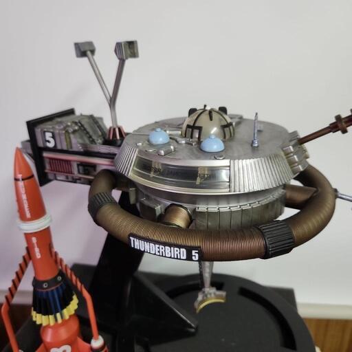 【究極のプロ完成品No13】サンダーバード5号　3号ドッキング！金属線加工処理 サンダーバード5号、3号 究極のプロ完成品No13】サンダーバード5号 3号