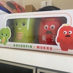 ガチャピンとムックのマグカップ