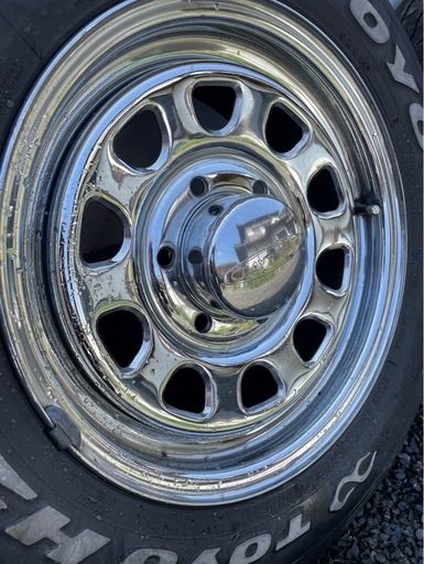 キャラバン、ハイエース用デイトナメッキホイール