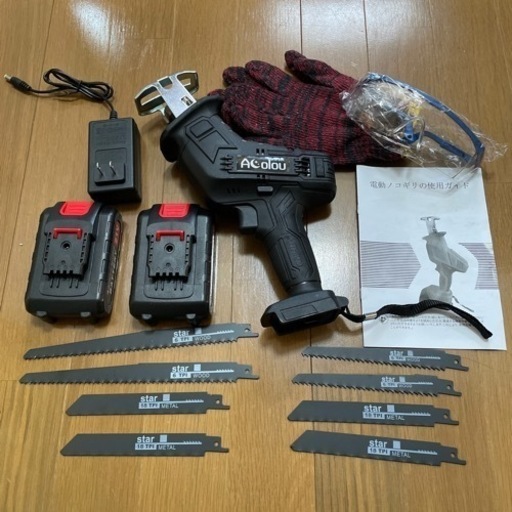 新品　新型 電動ノコギリ レシプロソー 充電式 フルセット