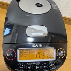  2019年製🌟象印 炊飯器 5.5合 圧力IH式 極め炊き 鉄器コートプラチナ厚釜 保温40時間 ブラック NP-BJ10-BA(0904c)