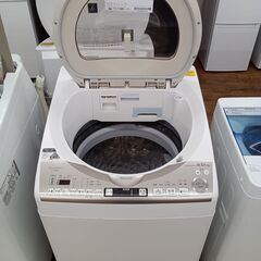 ☆ジモティ割あり☆ SHARP 洗濯乾燥機 8kg/4.5㎏ 18年製 動作