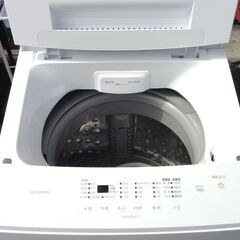 美品！ アイリスオーヤマ 全自動洗濯機 2023年製 6.0kg IAW-T604E 6kg 家電 ホワイト/白 札幌市 中央区 南12条