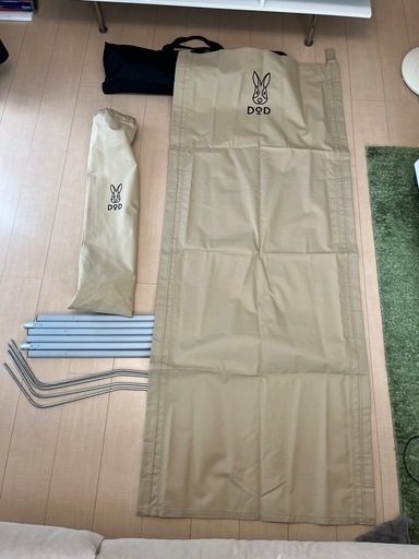 DOD コット ベージュ　アウトドア キャンプ 寝具 キャンプコット アウトドアコット