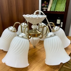 KOIZUMI コイズミ ヴィンテージ 6灯 シャンデリア AA-86255