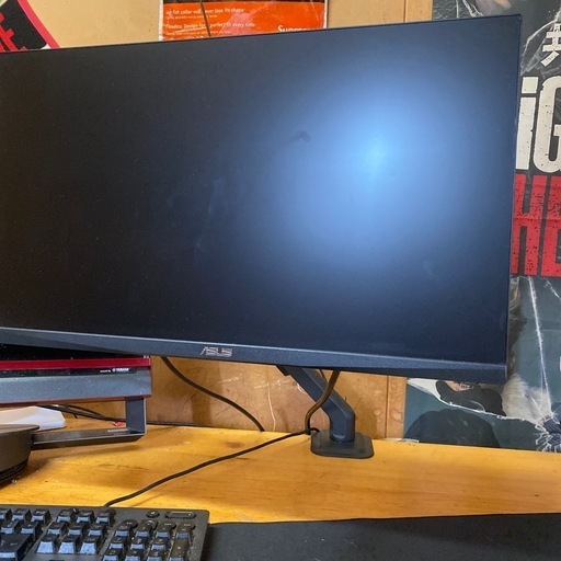 ASUSvg249   144hzゲーミング\nモニター　アーム付き