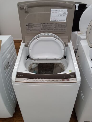★ジモティ割あり★ HITACHI 乾燥機付き洗濯機 10㎏/5.5㎏ 19年製 動作確認／クリーニング済み MT2107