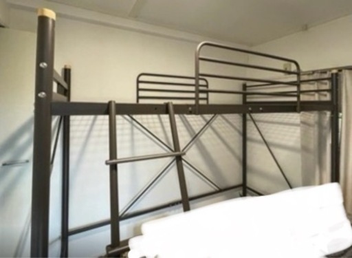 宮付き 階段付き ロフトベッド 約幅255cm ブラウン ハイタイプ ミドルタイプ 高さ調整 レイアウト自在 ベッドフレーム 寝室〔代引不可〕 10日23:59まで555円クーポン配布中 ロフトベッド ハイ