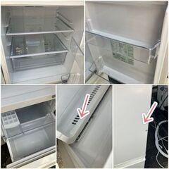 【即日納品可】一人暮らし家電セット①冷蔵庫（霜付かないタイプ）②洗濯機（分解洗浄済み）③電子レンジ（フラットタイプ）配送無料　設置無料　日時指定OK♬