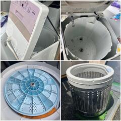 【即日納品可】一人暮らし家電セット①冷蔵庫（霜付かないタイプ）②洗濯機（分解洗浄済み）③電子レンジ（フラットタイプ）配送無料　設置無料　日時指定OK♬