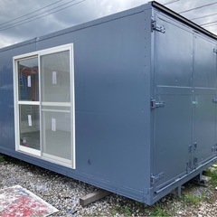 値下げコンテナ窓付き、換気扇、電源コンセント、鍵付きそ 値下げコンテナ窓付き、換気扇、電源コンセント、鍵付きそ