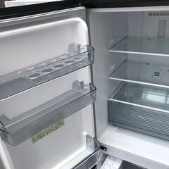 【FU941】★ シャープ SHARP  2ドア冷蔵庫  SJ-18E2  ブラック  2023年式  容量179L  キッチン家電 シンプル おしゃれ クリーニング済 堺市 深井 【ジャングルジャングル深井店】