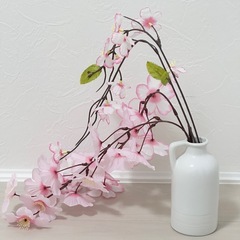 人工観葉植物 梅の枝 桜 花瓶付き　フェイクグリーン