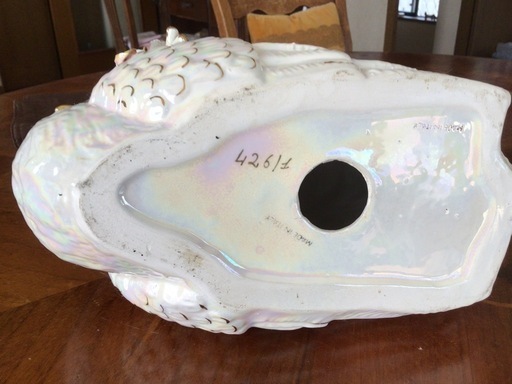 陶器 置物 インポート イタリア 白鳥 オブジェ\n - 置物、オブジェ