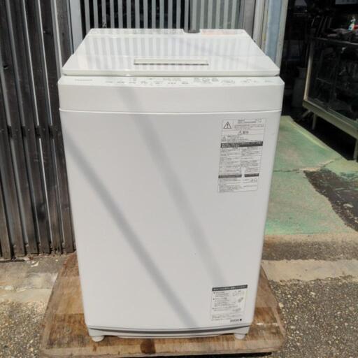 TOSHIBA　全自動電気洗濯機　8キロ　AW-8D6　2018年式　100V　50/60hertz