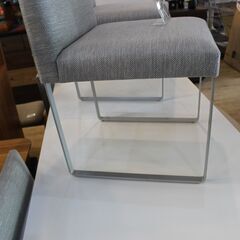 【川崎市宮前区リサイクルオフ】AD　CORE　アドコア　ダイニングテーブル　椅子4脚セット　白