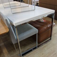 【川崎市宮前区リサイクルオフ】AD　CORE　アドコア　ダイニングテーブル　椅子4脚セット　白