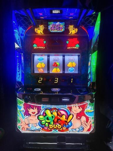 沖ドキDUO-25 パチスロ実機　コイン不要機付 パチンコ