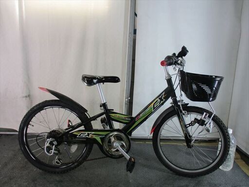 Ｄ752　★10000円★整備済み 中古子供マウンテン自転車 【20インチ　黒 】