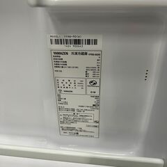 【ジ222】YAMAZEN ヤマゼン 2ドア冷蔵庫 86ℓ 2019年製 YFRB-90(W) 6か月保証付き (ma)