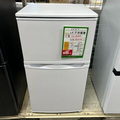 【ジ222】YAMAZEN ヤマゼン 2ドア冷蔵庫 86ℓ 2019年製 YFRB-90(W) 6か月保証付き (ma)