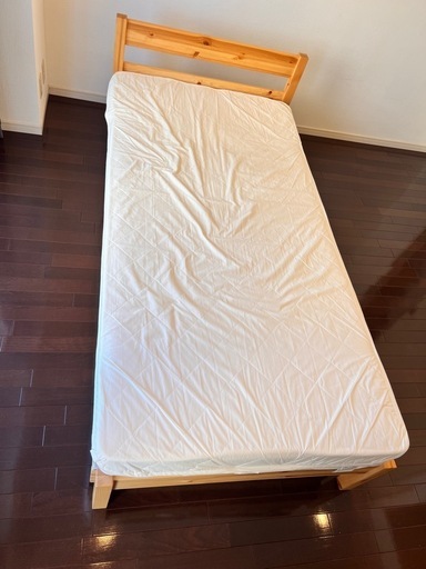 【無印良品】シングルベッド（収納付）