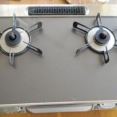 リンナイプロパンガス用　ガラストップガスコンロ　SIセンサーコンロ