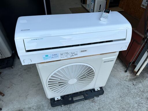 【動作保証あり】IRIS OHYAMA 2021年 2.2kw 6畳用 冷暖房ルームエアコン IKF-221G【管理KR500】