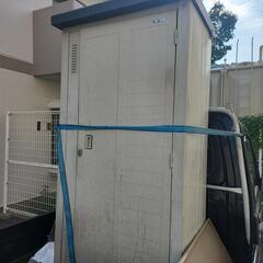 ヨド物置　ドアタイプ　配達設置可能　急ぎです