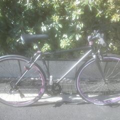 整備済み中古自転車　700ｘ25　税別￥16.800-　クロスバイク　外装8段　マットブラック907