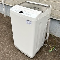 札幌市内配送可 美品 22年製 Haier ハイアール 6kg 全自動洗濯機 JW-U60A-W 
