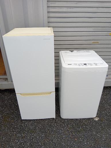 【セット55】【激安セット】23区配送無料　冷蔵庫ヤマダセレクト117L＋洗濯機ヤマダセレクト6kg