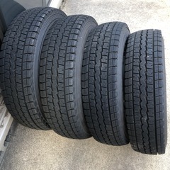 22年式ウインターマックス　145r12 6PR バン軽トラ　冬タイヤセット　広島　三原市　スタッドレスタイヤセット