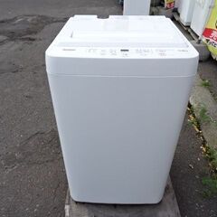 【恵庭】ヤマダオリジナル洗濯機　YWM-T50H1　23年製　美品！