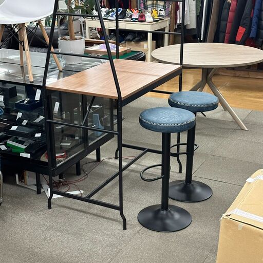 【リサイクル市場エコ伊川谷】IKEA イケア ダイニングテーブル HAVERUD カウンターテーブル 横幅100奥行き66高さ192（cm）【取りに来られる方限定】【軽バン1時間貸出無料】