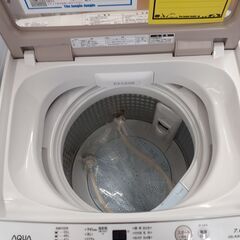 【U2344】★洗濯機 アクア AQW-GS70G 2019