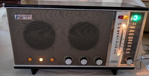 マジックアイ付サンヨー真空管ラジオ SF-680　bluetooth 昭和レトロ