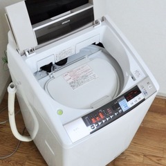 送料無料) 洗濯・乾燥機 洗8kg 乾4.5kg 温風で完全に乾かす