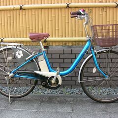 電動アシスト自転車 ヤマハ PAS リチウムＳ(2009年モデル) ブルー 