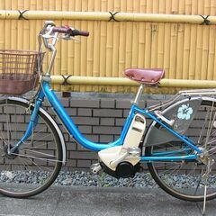 電動アシスト自転車 ヤマハ PAS リチウムＳ(2009年モデル) ブルー 