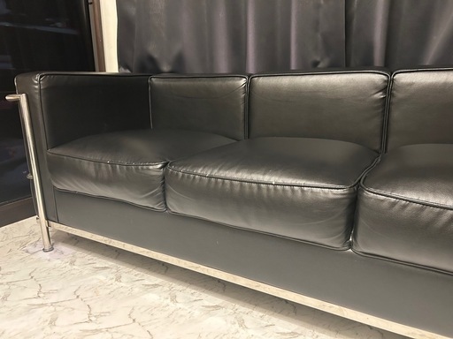 【札幌限定】ル·コルビュジエ風 三人掛けソファ ル·コルビュジエ風 三人掛けソファ 札幌限定】ル·コルビュジエ風 三人