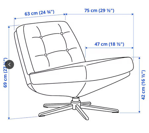 新品未開封★IKEA回転チェア★DYVLINGE ディヴリンゲ