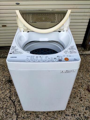 美品】 中古 緩やか TOSHIBA 6kg 洗濯機【AW-60GL】